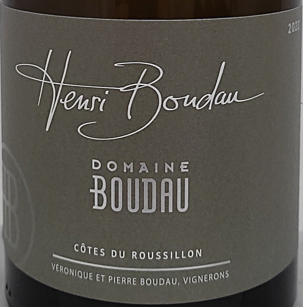 Domaine Boudau Henri Boudau 2022 Blanc, AP Côtes du Roussillon, Weißwein, 0,75l